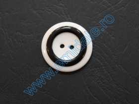 Nasture Plastic cu Picior 0311-1425/36 (100 bucati/punga) Nasturi cu Doua Gauri 0312-4050/32 (100 buc/punga)