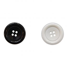 4 Holes Buttons 0313-1629/36 (100 pcs/pack) Color: White, Black - 4 Holes Buttons 0313-1300/24 (100 pcs/pack) Color: White, Black