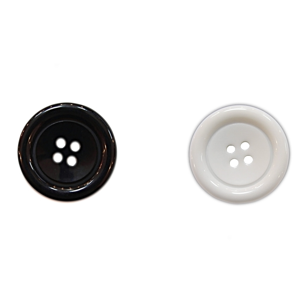 4 Holes Buttons 0313-1300/36 (100 pcs/pack) Color: White, Black