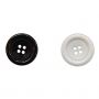 4 Holes Buttons 0313-1300/36 (100 pcs/pack) Color: White, Black - 1