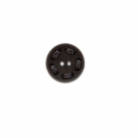 Plastic Buttons - 2 Holes Buttons 0312-0844/28 (100 pcs/pack) Color: Brown