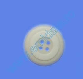 4 Holes Buttons 0313-1393/36 (100 pcs/pack) Color: White - 4 Holes Buttons 0313-1393/36 (100 pcs/pack) Color: White