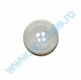Nasturi Plastic cu Doua Gauri 0313-1283/40 (100 bucati/pachet) Nasturi cu Patru Gauri 0313-1629/28 (100 buc/punga) Culoare: Alb