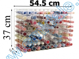 Prezentare - Stand Metalic Tub Nasturi + 96 Tuburi Plastic