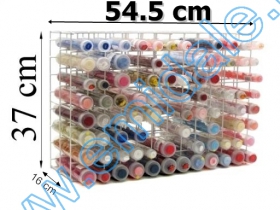 Prezentare Stand Metalic Tub Nasturi + 96 Tuburi Plastic