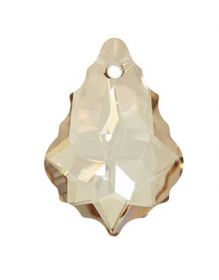 Swarovski Pandantiv Swarovski, 22x15 mm, Culori: Crystal Golden Shadow (1 bucata) Cod: 6090