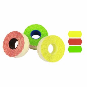 Priceing Guns, Adhesive Rolls and Ink Pad - Label Roll for Gun Pricing C8 ( 14 rolls/box ) Yellow