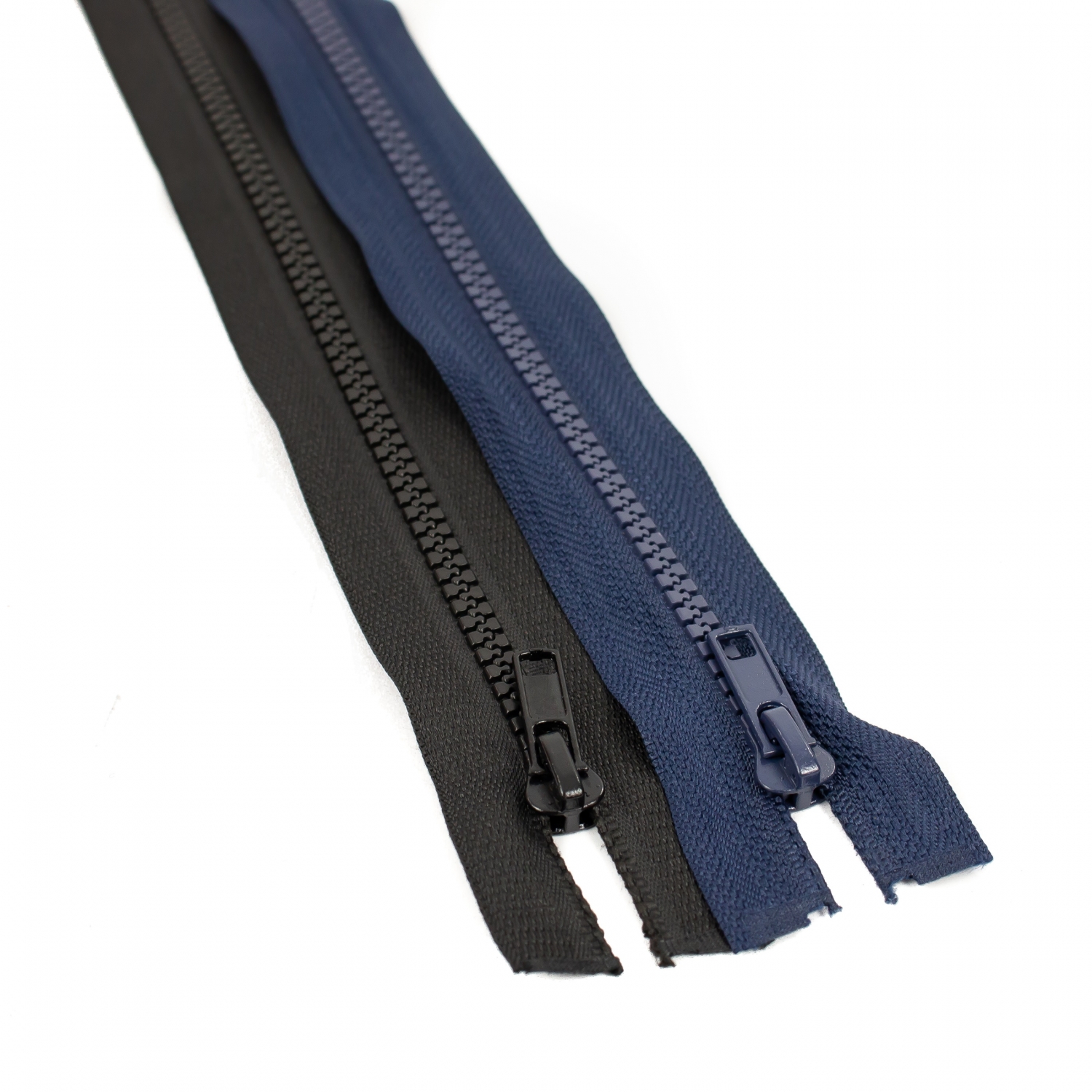 75 cm Injected Zippers (50 pcs/pack) Color: Navy Blue, Black