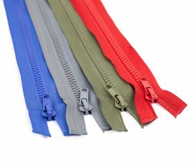 Injected Zippers - 85 cm Injected Zippers (50 pcs/pack) 