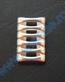 Clips Atasare Ornamente, 16x21 mm (10 buc/pachet) Cod: 750718 - Ornament din Plastic, 22x20 mm, Argintiu (6 bucati/pachet)