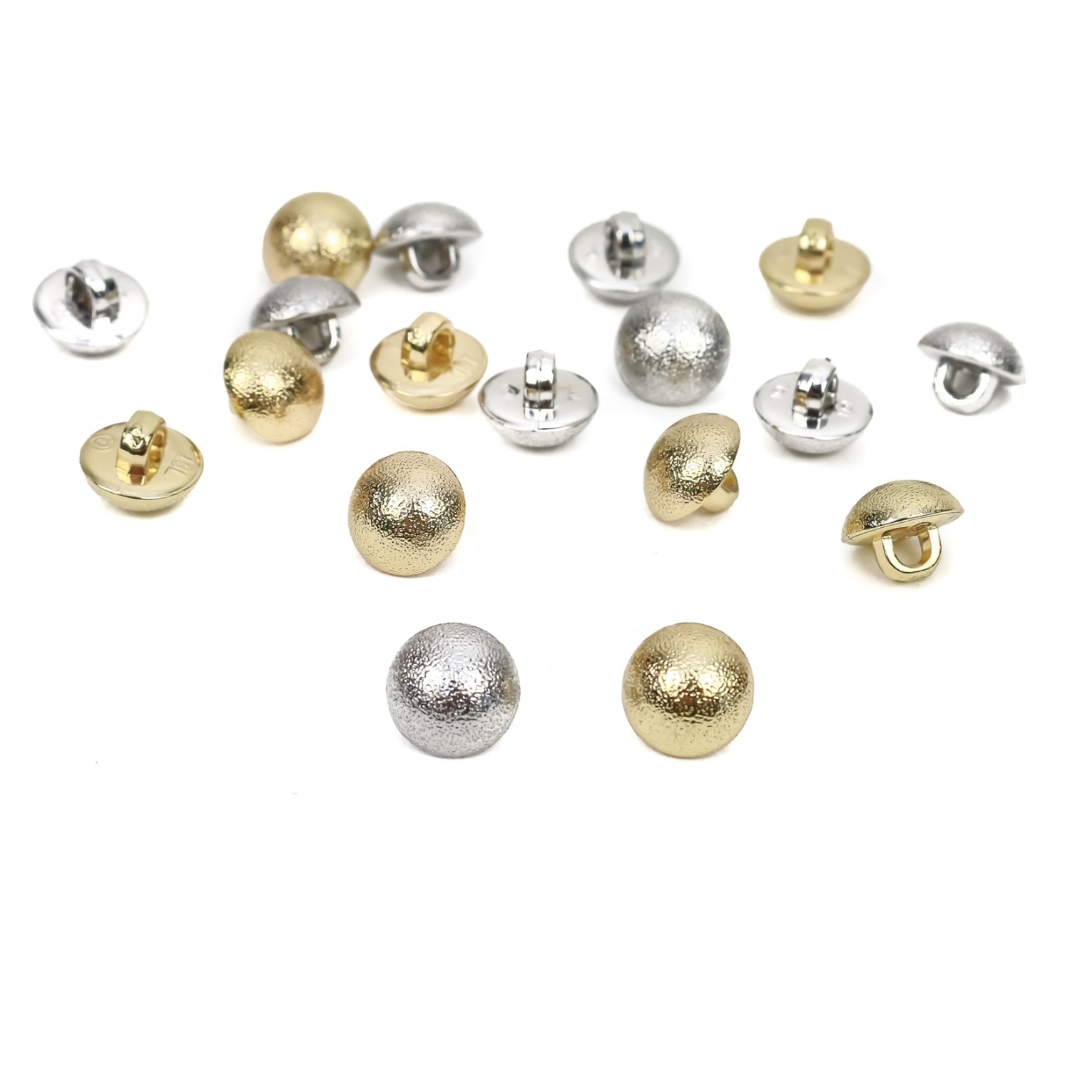 Plastic Buttons S88, Size 16, Gold (100 pcs/pack)