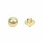 Plastic Buttons S88, Size 16, Gold (100 pcs/pack) - 2