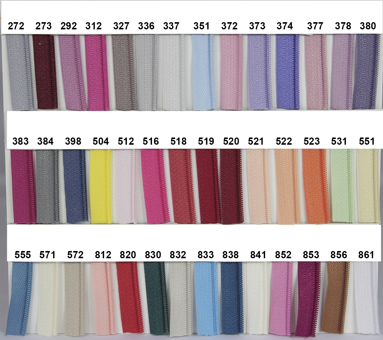 Fermoare Ascunse, Nedetasabile, spira 3 mm, lungime 60 cm (100 bucati/pachet)  - 5