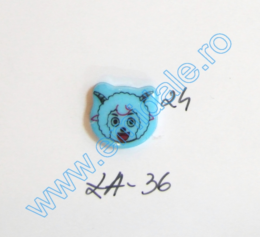 Plastic Buttons ZA36, Size 24 (200 pcs/pack)