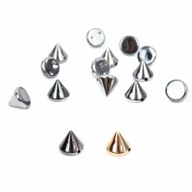 Tinte Tinte de Cusut din Plastic , 9.8 mm, Argintiu, Auriu (100 bucati/pachet)