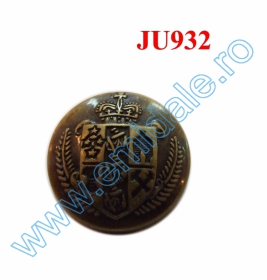 4 Holes Buttons S507, Size 24L (100 pcs/pack) - Plastic Buttons JU932, Size 24, Antique Brass (100 pcs/pack)