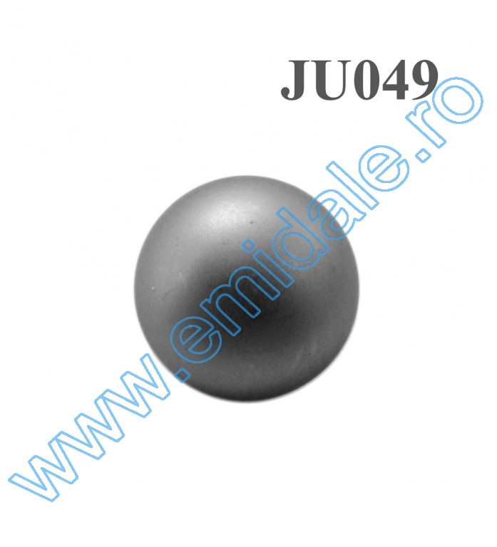 Nasture Plastic Metalizat JU049, Marime 18, Argintiu (100 buc/punga) 