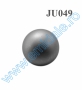 Nasture Plastic Metalizat JU049, Marime 18, Argintiu (100 buc/punga)  - 1