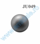 Plastic Buttons JU049, Size 24, Silver (100 pcs/pack)  - 1