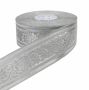 Silver Metalic Braid, width 38 mm (16.4 m/roll) - 1