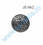 Nasture Plastic Metalizat JU062, Marime 24, Argintiu (100 buc/punga)  - 1