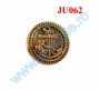 Nasture Plastic Metalizat JU062, Marime 34, Auriu (100 buc/punga)  - 1