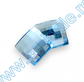 Cristale de Cusut 5041, Marimea: 12 mm, Culoare: Crystal Golden Shadow (144 buc/pachet) Cristale de Lipit 2493, Marimea: 8 mm, Culoare: Aquamarine (216 buc/pachet)