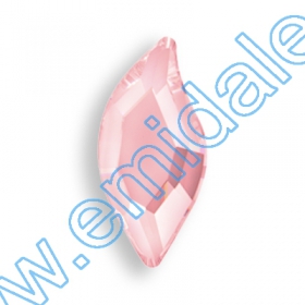 Cristale fara Adeziv 2028, Marimea: 50 mm, Culoare: Crystal (4 buc/pachet) Cristale de Lipit 2797, Marimea: 8x4 mm, Culoare: Light Rose (240 buc/pachet)