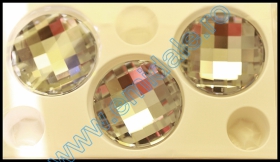 Cristale de Cusut 3230, Marimea: 12x7 mm, Culoare: Transmission (96 buc/pachet) Cristale fara Adeziv 2035, Marimea: 40 mm, Culoare: Crystal Comer Argent Light (6 buc/pachet)