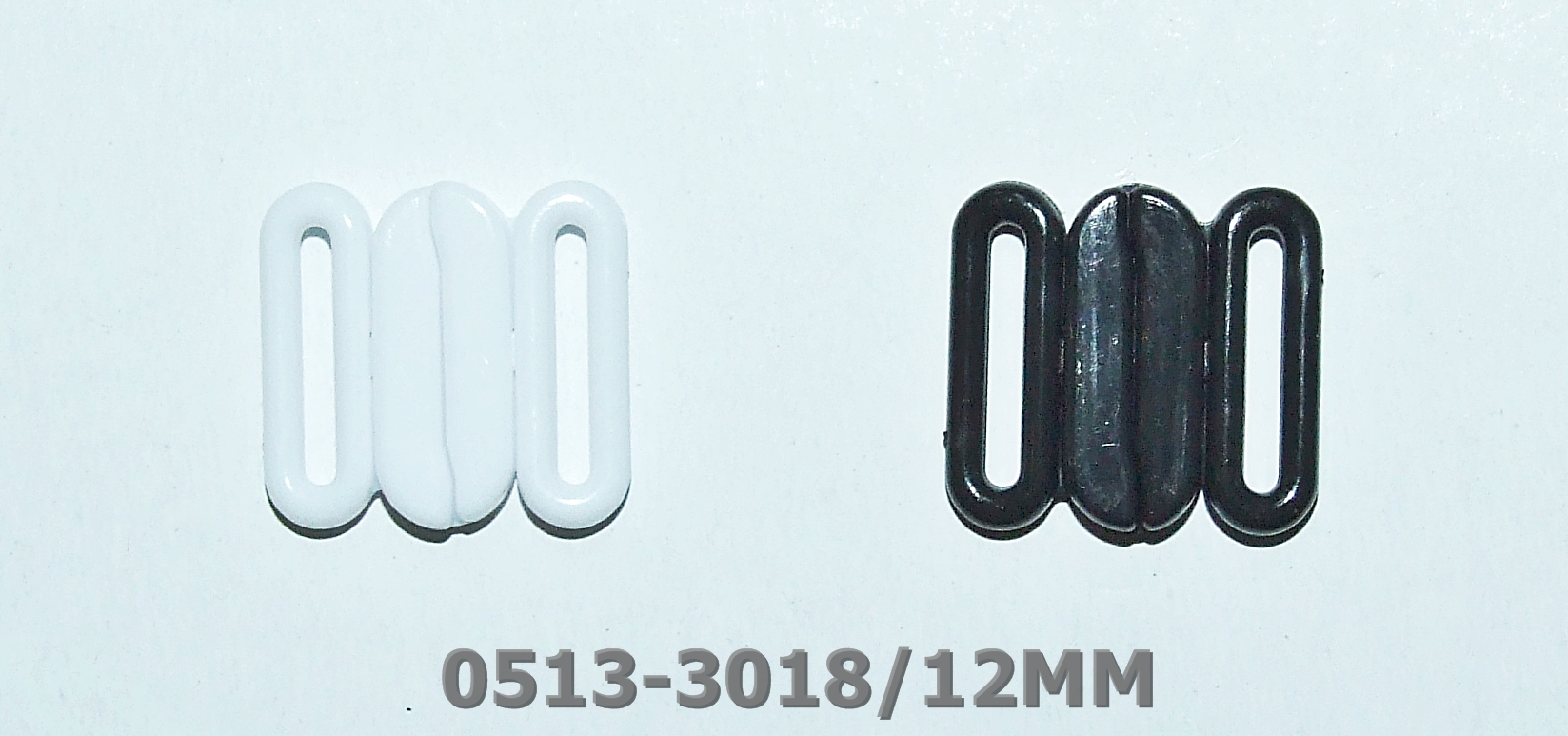 Inchizatori Sutien, 12 mm, Negru, Alb (100 bucati/pachet)  - 7