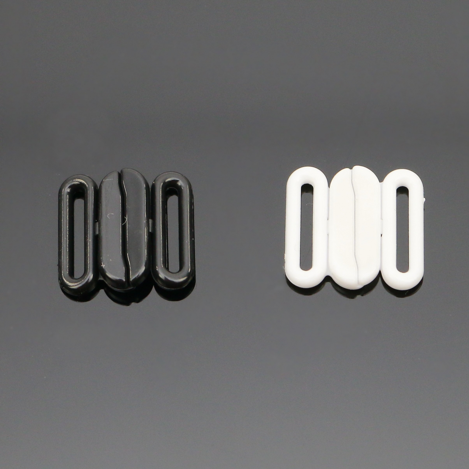 Inchizatori Sutien, 12 mm, Negru, Alb (100 bucati/pachet)  - 2