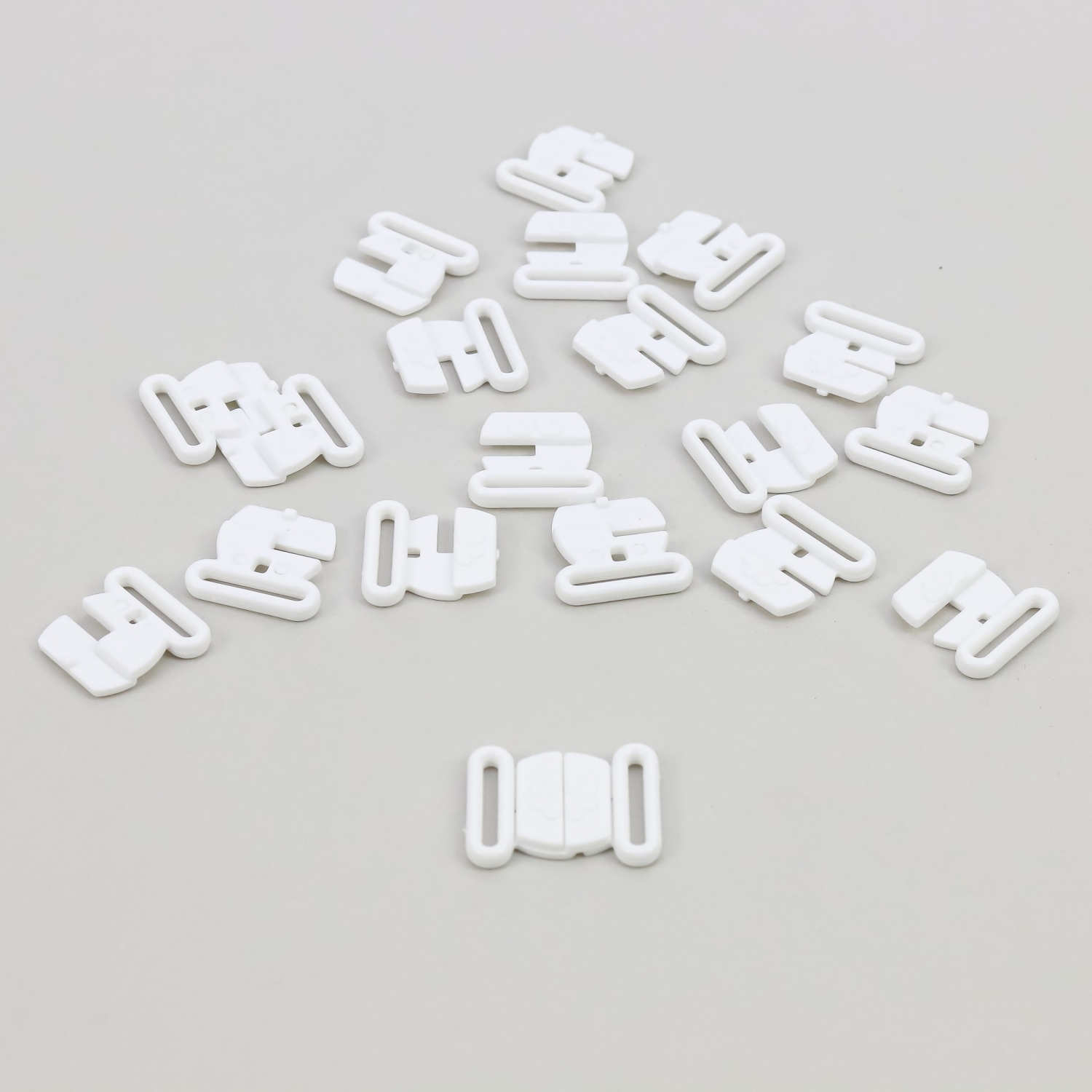 Inchizatori Sutien, 12 mm, Negru, Alb (100 bucati/pachet)  - 8