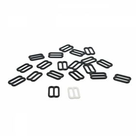 Bra Clasps, Sliders and Hooks - Plastic Bra Slides, 12 mm (100 pcs/pack)