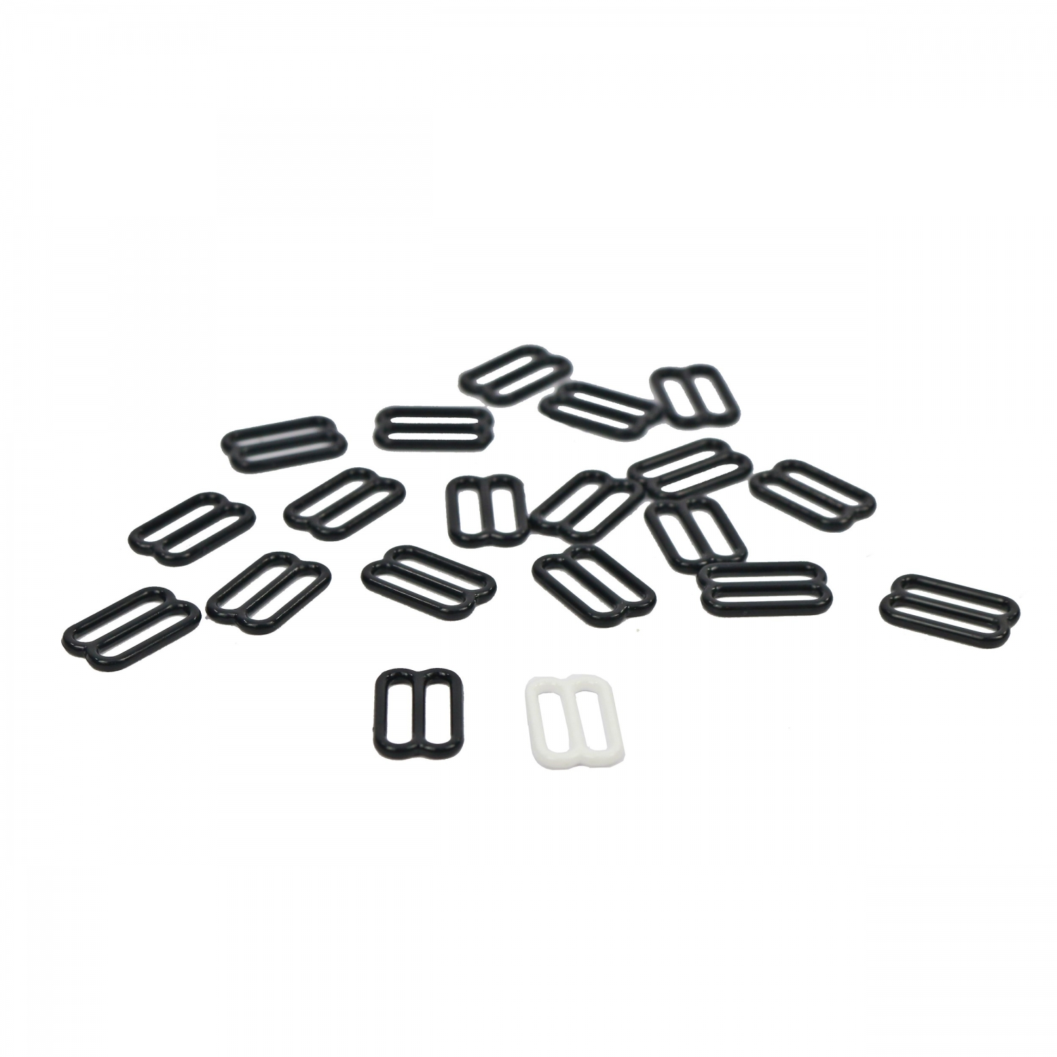 Plastic Bra Slides,15 mm (100 pcs/pack)