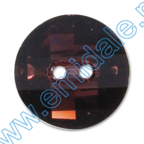 Pandant 6202, Marimea: 18x17.5 mm, Culoare: Light Siam (72 buc/pachet) Nasturi 3016, Marimea: 12 mm, Culoare: Burgundy (48 buc/pachet)