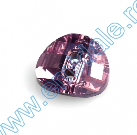 Pandant 6722, Marimea: 50 mm, Culoare: Crystal (6 buc/pachet) Nasturi 3016, Marimea: 12 mm, Culori: Light Ametist (48 buc/pachet)