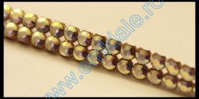 Nasturi 3015, Marimea: 18mm, Culoare: Crystal-Alb (24 buc/pachet) Cristale Metraj Swarovski 40101/002, Culoare: CRY-AB (10 m/rola)