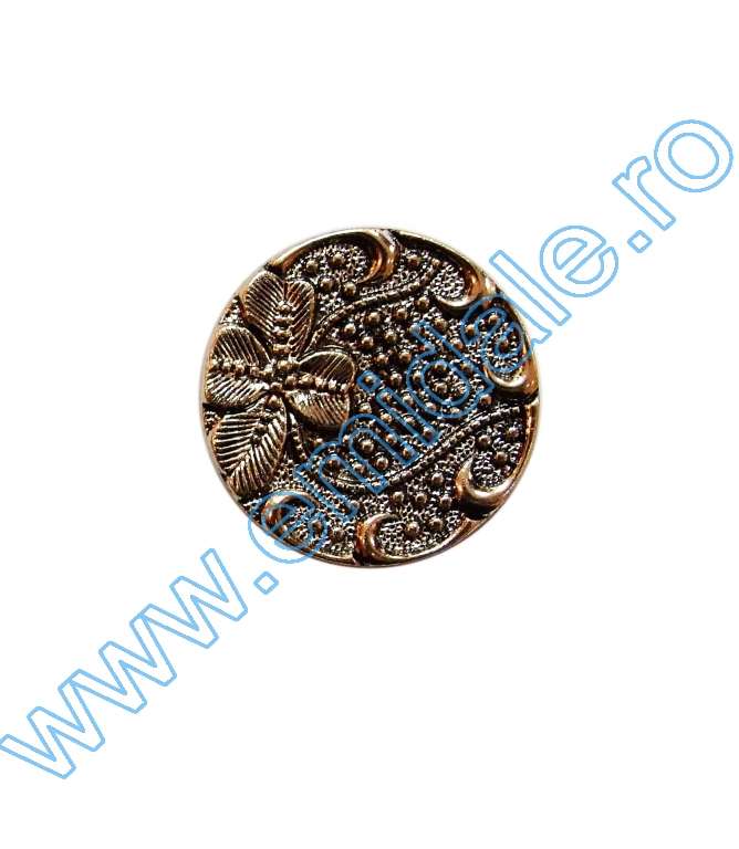 Plastic Buttons 29SW-230, Size 28, Gold (100 pcs/pack)