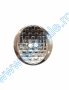 Two Holes Buttons 11HB-H618, Size 20, Silver (100 pcs/pack) - 1