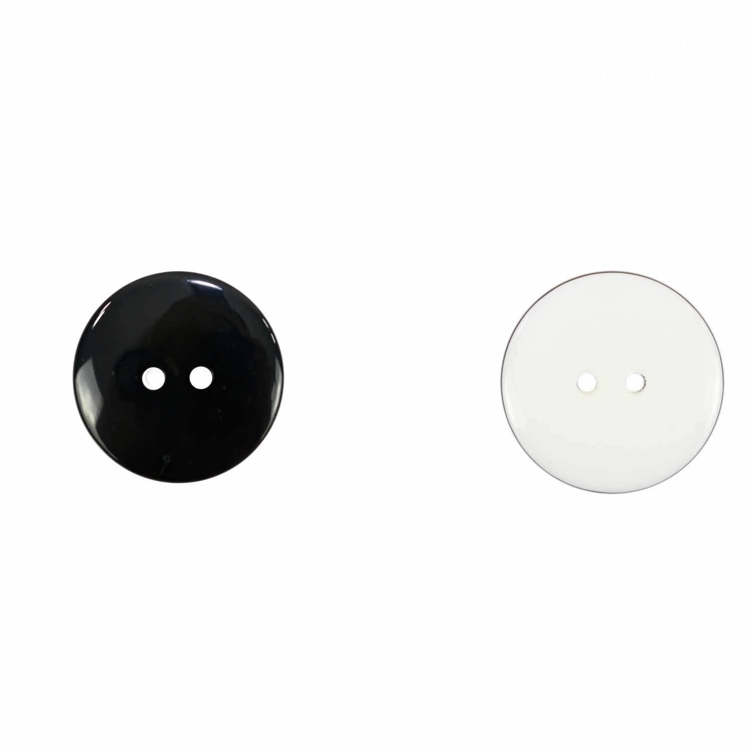 2 Holes Buttons 0312-0334/28 (100 pcs/pack) Color: White, Black