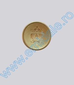 Nasturi Plastic Metalizati JU1318, Marimea 40, Antic Brass (100 buc/pachet)  - Nasturi cu Picior S567, Marimea 24 (100 buc/pachet)