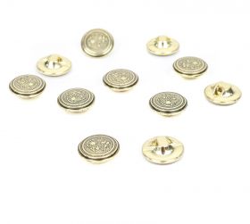 Buttons A832, Size 24, Silver (100 pcs/pack) - Buttons S635, Size 36 (100 pcs/pack)