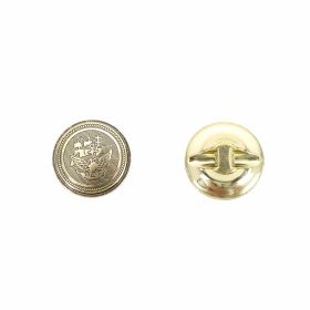 Nasturi Plastic Metalizati JU1318, Marimea 34, Antic Brass (100 buc/pachet) Nasturi cu Picior S635, Marimea 36 (100 buc/pachet)