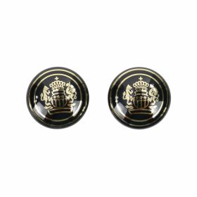 Four Holes Buttons 11HB-H614, Size 34, Gold - Buttons S241, Size 24 (100 pcs/pack)