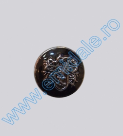 Buttons A832, Size 24, Silver (100 pcs/pack) - Buttons S738, Size 24 (100 pcs/pack)