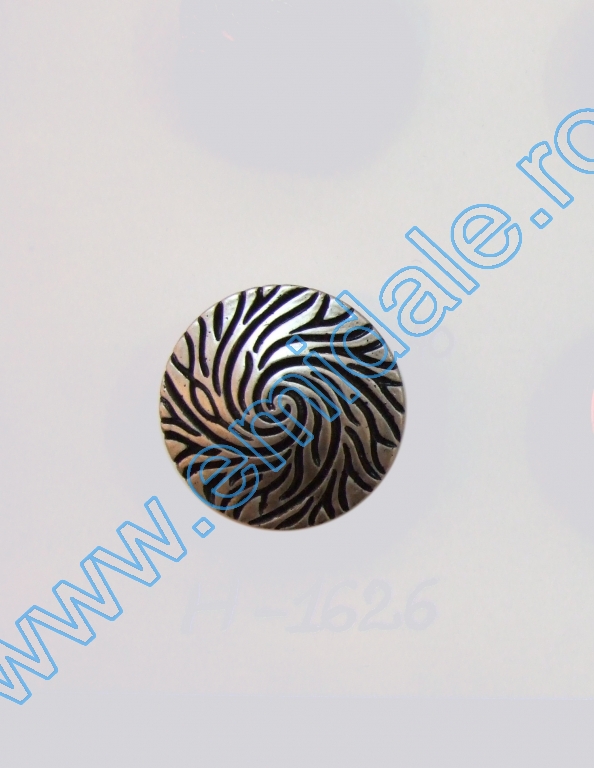 Buttons with Foot H1626, Size 24 Lin (100 pcs/pack)