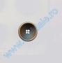 Buttons with Four Holes N714/18 (100 pcs/pack) - 1