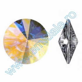 Pandant 6091, Marimea: 50 mm, Culoare: Crystal Silver Shade (6 buc/pachet) Nasturi 3015, Marimea: 18mm, Culoare: Crystal-Alb (24 buc/pachet)