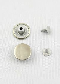 Snap Fastener - Jeans Buttons, 17 mm, Antic-brass, Black-oxid, Nickel (1000 sets/pack)