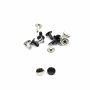 Snap Fastener, 7 mm, Nickel, Antic-brass, Brass, Black-oxid (1000 sets/pack) - 1